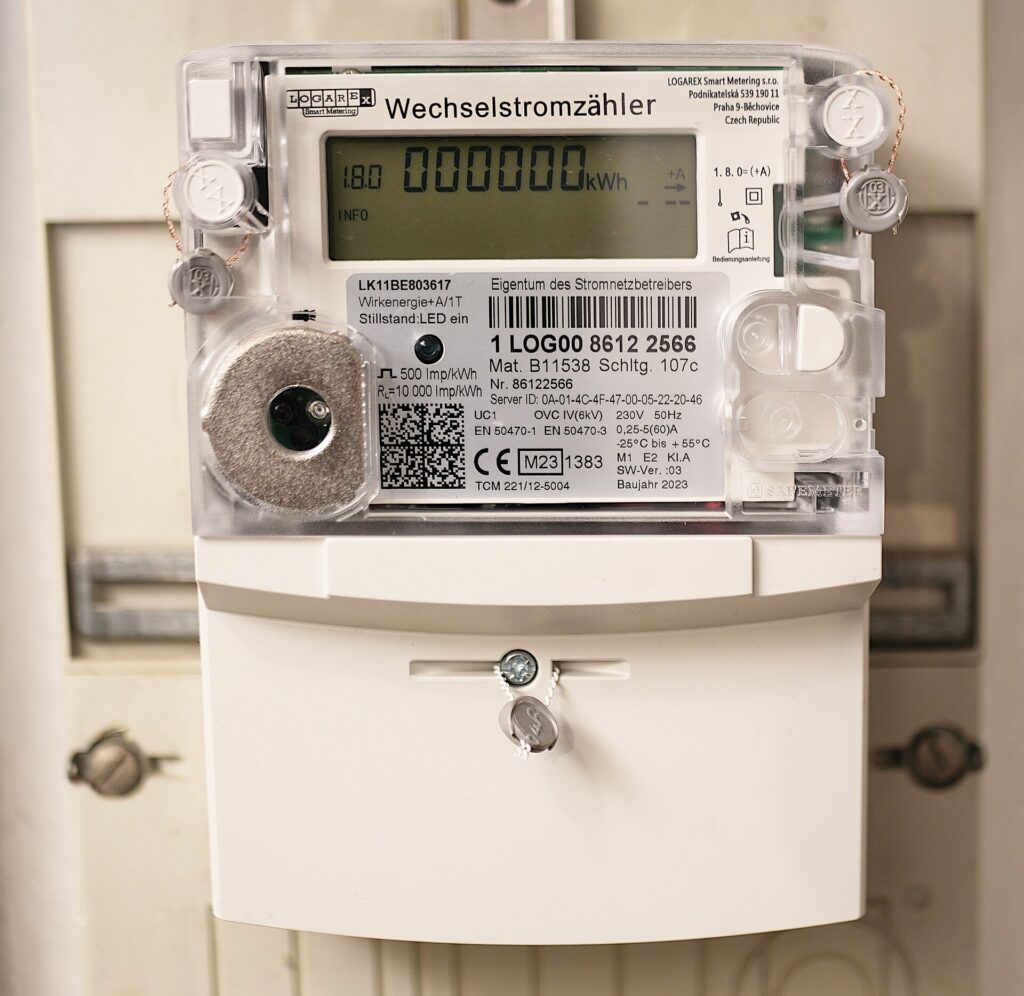 Logarex smart household electricity meter build year 2023
